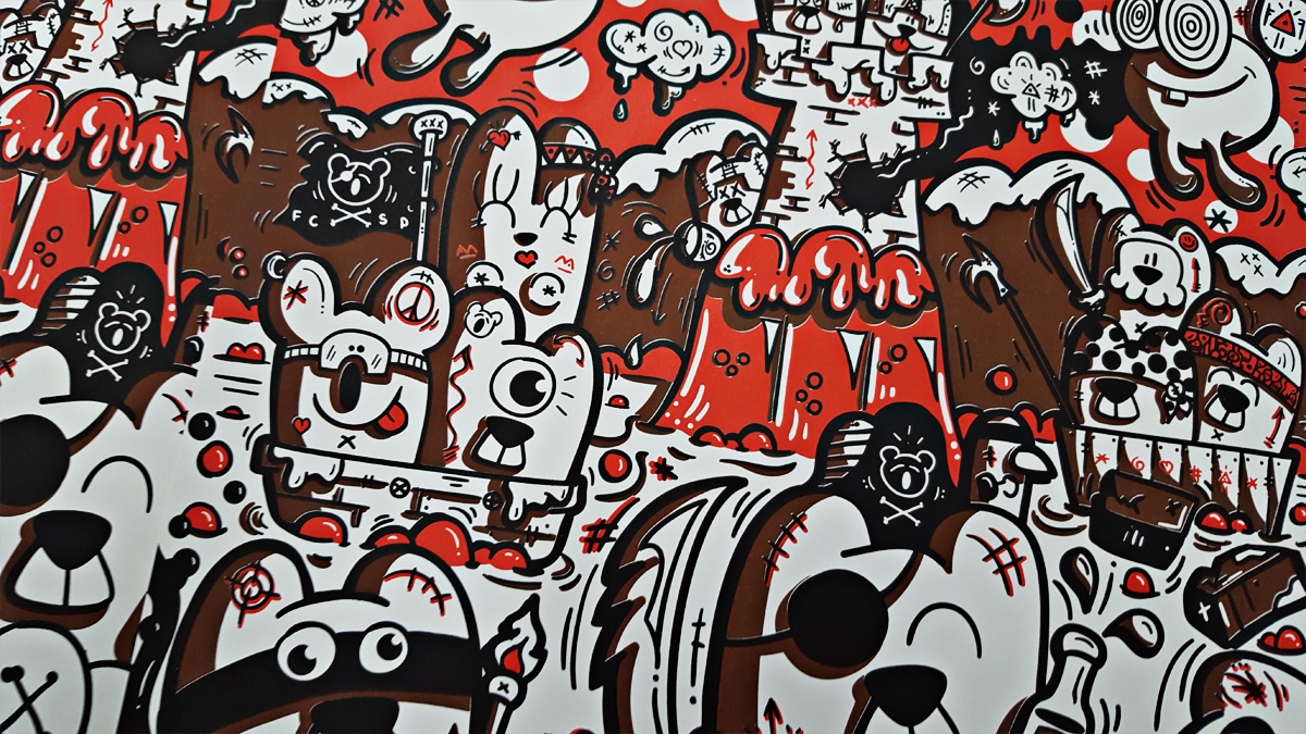 angry koala x hkdns puddintown st pauli print detail 02